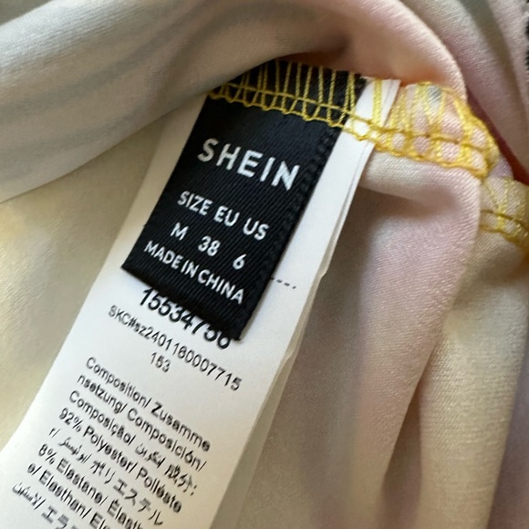 Colorful Patterned Tube Mini Dress - Picture 2 of 3